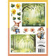 Crealies • cutting sheets papierblok lente c 8 vellen