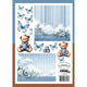 Crealies • cutting sheets papierblok lente f 8 vellen