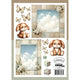 Crealies • cutting sheets papierblok lente h 8 vellen
