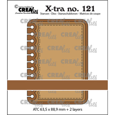 Crealies • xtra stans atc notebook vertikaal