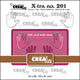 Crealies • xtra cadeaukaart met schuifsysteem b