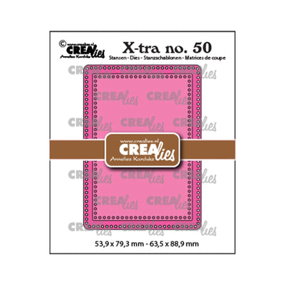 Crealies • fustella x-tra atc con fori piccoli