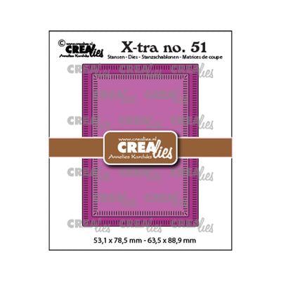 Crealies • fustella x-tra atc con piccole strisce