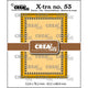 Crealies • plantilla de corte xtra atc punto de cruz