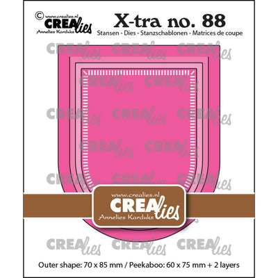 Crealies • xtra kiekeboe omgekeerde boog