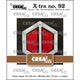 Crealies • ventana extra hexagonal con contraventanas
