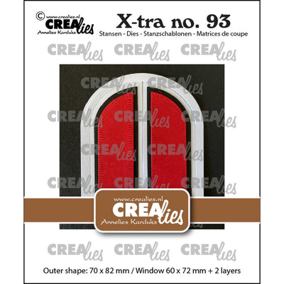 Crealies • finestra xtra ad arco con persiane