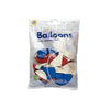 Palloncini Paperdreams rossi bianchi blu 30 cm 50 pezzi
