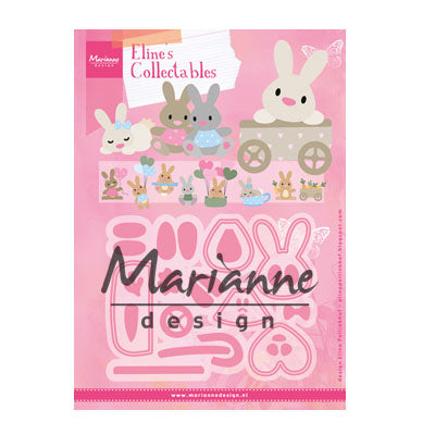 Marianne design • collectables snij- embosstencil eline's baby konijn