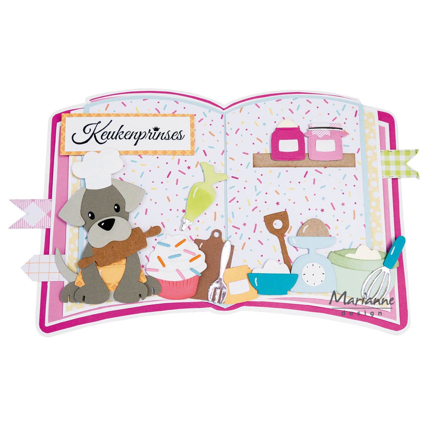 Marianne design • coleccionables plantilla de corte en relieve para cupcakes de marleen