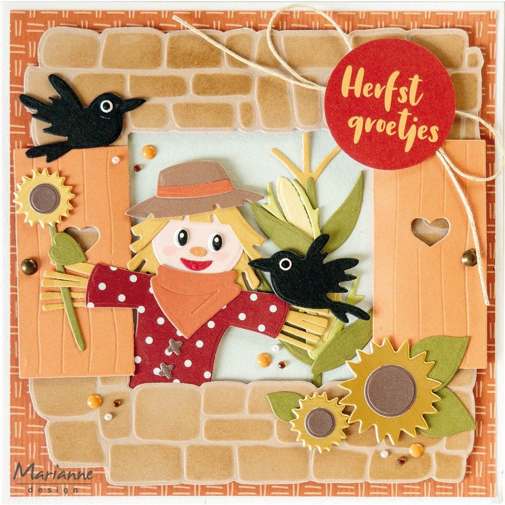 Diseño de Marianne • espantapájaros coleccionable de marleen