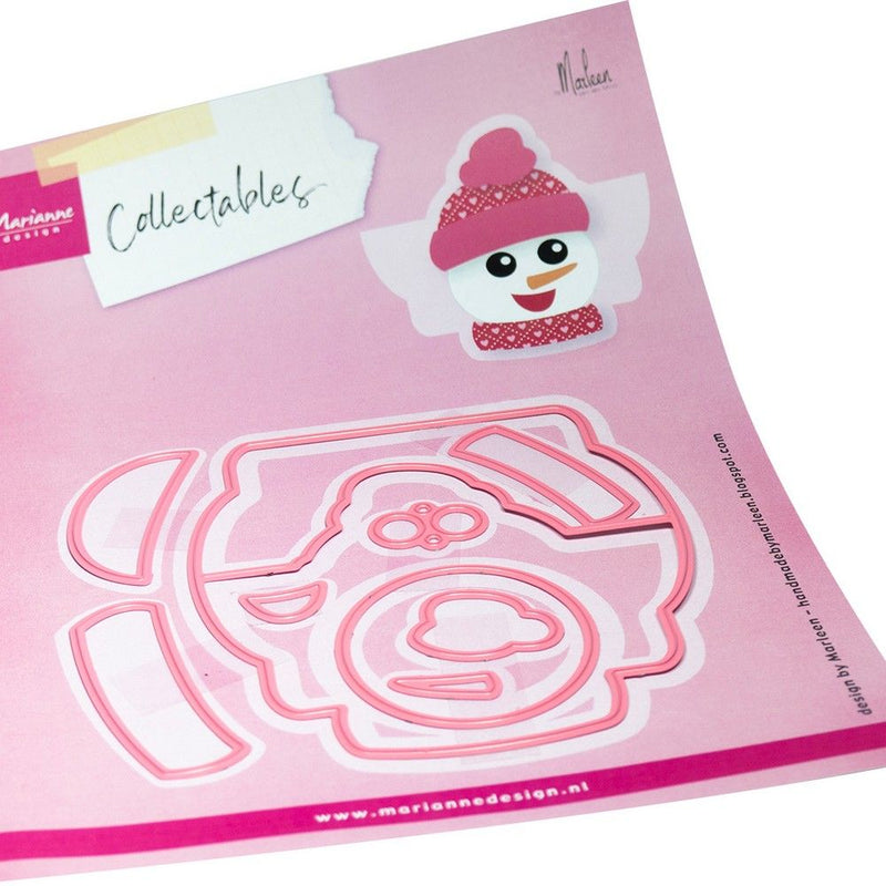 Design Marianne • Topper per borsa da collezione, pupazzo di neve di marleen