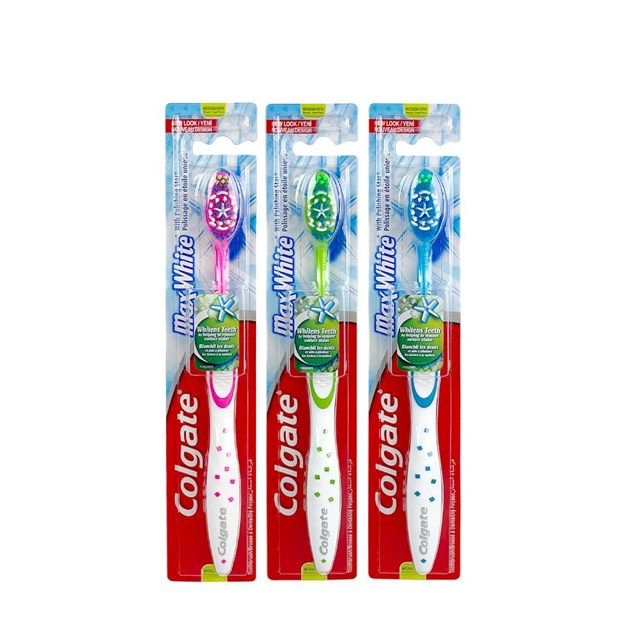 Spazzolino Colgate Max bianco medio