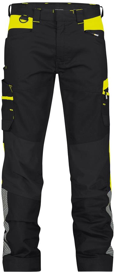 Pantalón Dassy hong kong p k 245gr azul noche amarillo fluorescente 64