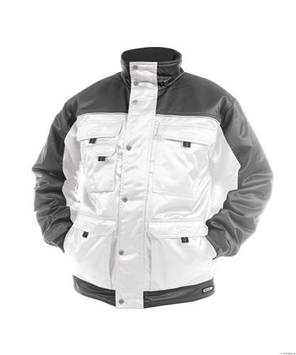 Abrigo de invierno Dassy tignes blanco gris l