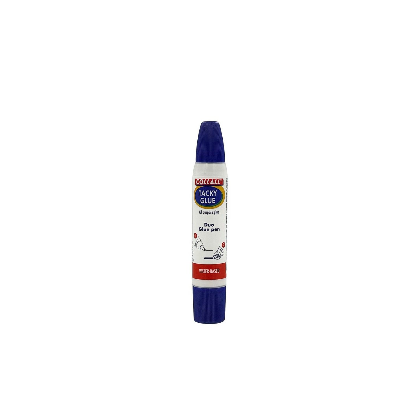 Collall • lijmpen duo-dop tacky-glue wit 30ml