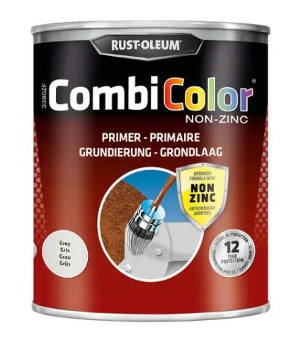 Primer antiruggine antiruggine senza zinco Rust-oleum combicolor rosso bruno 750ml