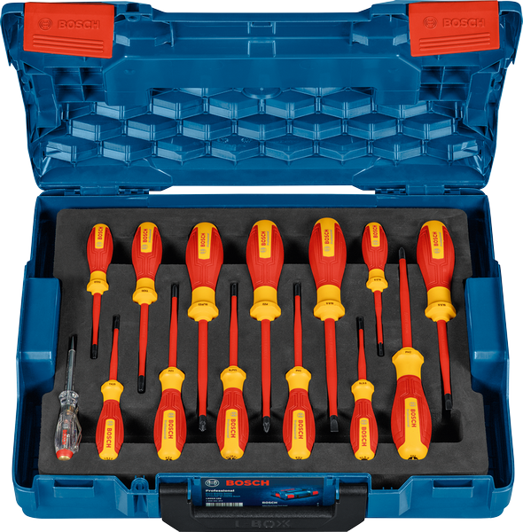 Set cacciaviti Bosch blu 14 pz. vde-1600a02nf9