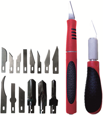 Con:p coltello da hobby 16 pezzi - b20896