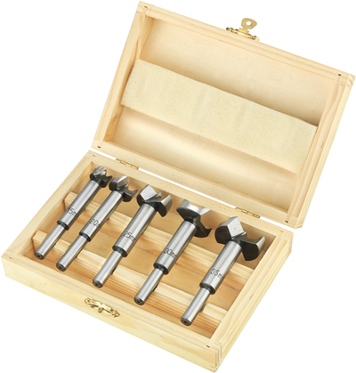 Con:p juego de brocas para fresar madera 5 piezas - bp302505
