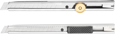 Connex snap-off knife 9mm metal 2 pieces - coxt897013