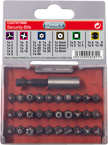 Juego de puntas Connex 'especiales' * (31 piezas) - coxt973980