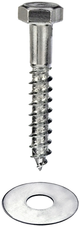 Perno rosca madera Connex+cubo sr 10x40 20uds - b30161
