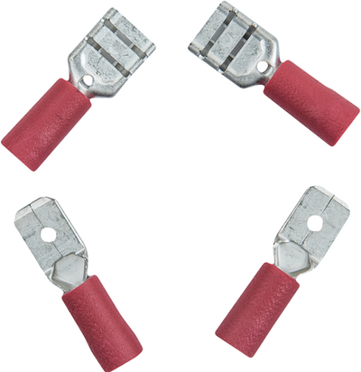 Surtido de terminales de cable Connex 0,5-1 mm rojo - coxt190540