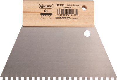 Connex glue comb 180mm 4x4mm c1 - cox883188