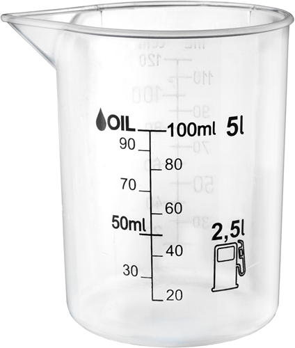 Tazza di miscelazione Connex per due tempi 120ml - cox591212