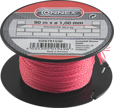 Connex masonry cord pes 1mm ro bobbin 50m - cox781530