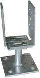 Soporte de poste Connex u en placa 65->150 vvz - hv4269