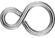 Connex gancio a S chiuso 27mm 10pz ni - ky6550015