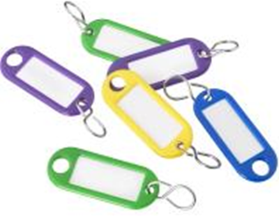 Connex key ring plastic 6pcs co - ky6200000