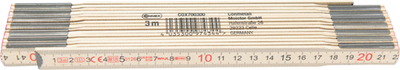 Connex metro plegable 3m madera euro - cox700300