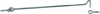 Gancho de viento Connex 5,8x300 + ojo de tornillo bvz - dyb2000451