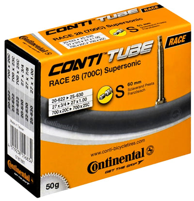 Continental Inner Tube 28 Race Supersonic 18-622-> 25-630 SV60mm Valiel