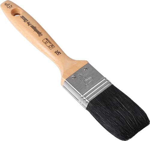 Cepillo plano Copenhagen pro classic - tamaño 1,5 - cerdas chinas negras - mango de madera FSC - 23.202.15