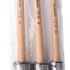Juego de brochas Copenhagen pro - brocha con punta patentada - tamaño 12-14-16 - pelo sintético - 3 piezas - mango de madera fsc - 23.900.03