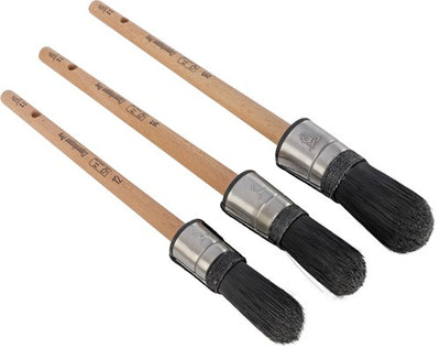 Set pennelli Copenhagen pro - pennello a punta patent - misura 12-14-16 - pelo sintetico - 3 pezzi - manico in legno fsc - 23.900.03