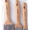 Juego de brochas Copenhagen pro - brocha plana - tamaño 1-1.5-2 - pelo sintético - 3 piezas - mango de madera fsc - 23.900.04