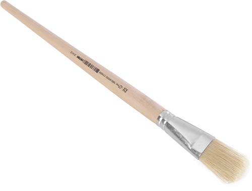 Cepillo plano lyon copenhague pro | talla 22 | cerdas chinas blancas | mango de madera fsc sin lacar - 23.141.22