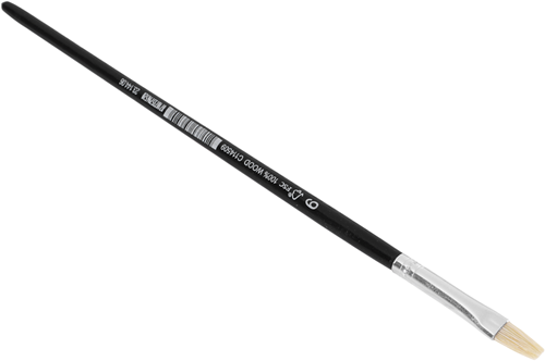 Cepillo universal Copenhagen pro | tamaño 6 | cerdas chinas blancas | mango de madera lacado negro fsc - 23.144.06