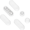 Cornat gummi stopper toilet seat art acrylic (6pcs) - tec365023
