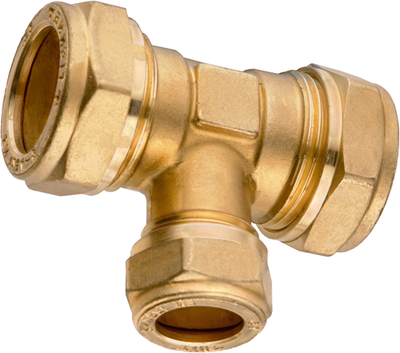 Cornat compression coupling ms tee 22x18x22mm - tec583691