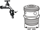 Cornat grifo aireador doble servicio 3 4xm27 - tec306304