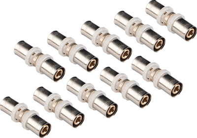 Giunto a pressare Cornat 16x16mm 10pz ms-a2 - vrptp500650n