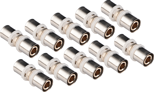 Giunto a pressare Cornat 20x20mm 10pz ms-a2 - vrptp500655n