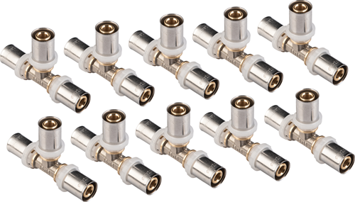 Cornat raccordo a pressare tee 16mm 10s ms-a2 - vrptp500416n
