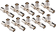 Cornat raccordo a pressare tee 16mm 10s ms-a2 - vrptp500416n